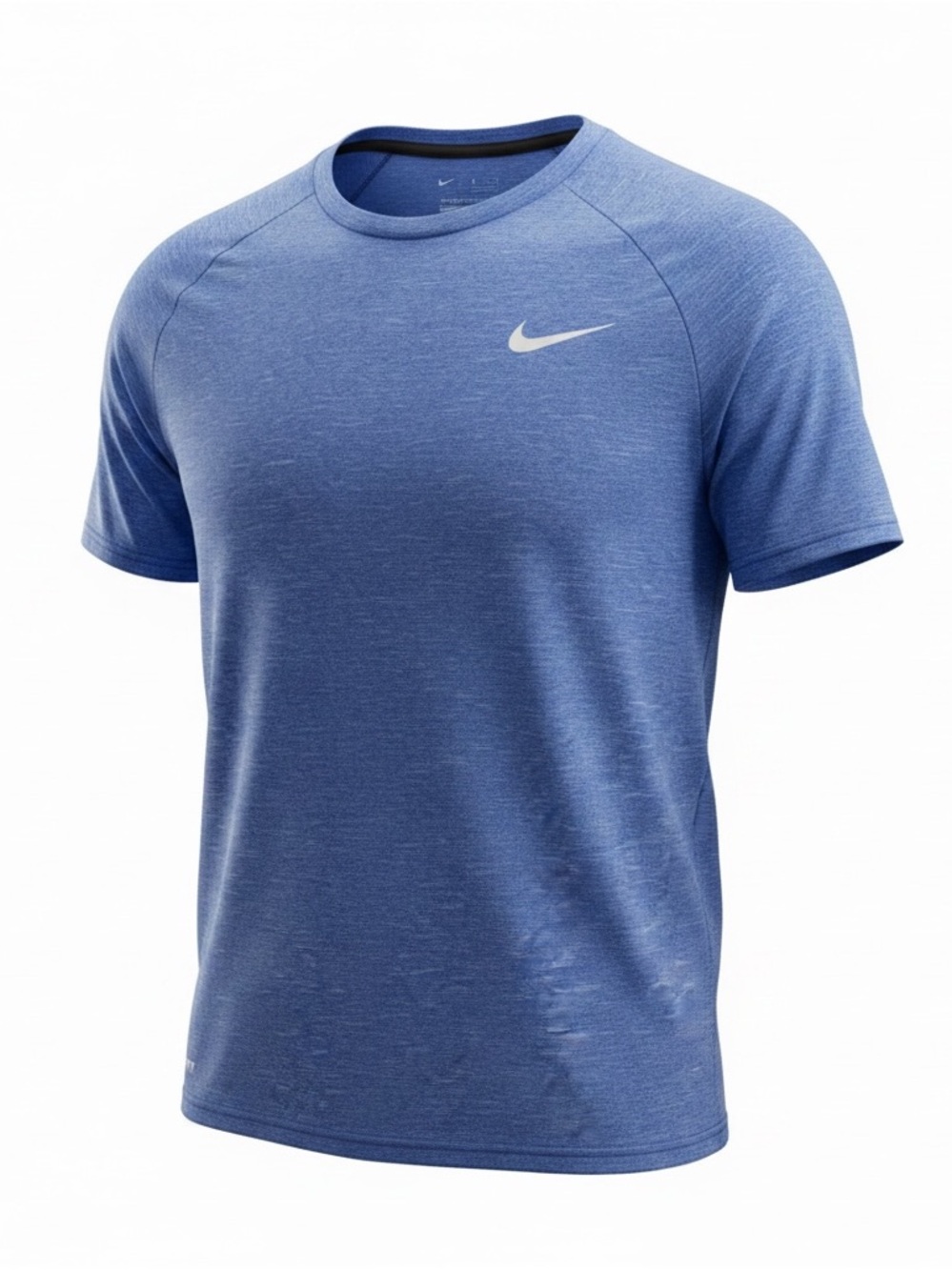 Nike Men's Heathered Blue Short Sleeve Tee